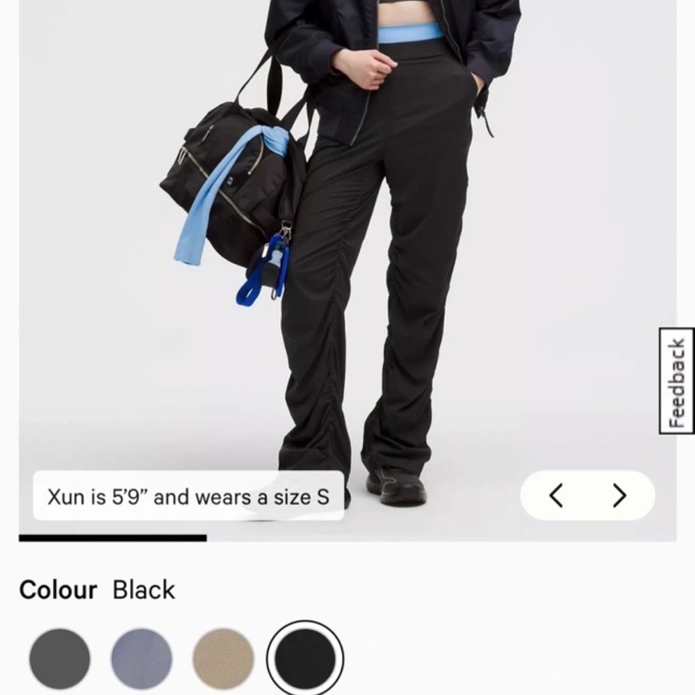 Lululemon dance studio pants in NAVY. VGUC